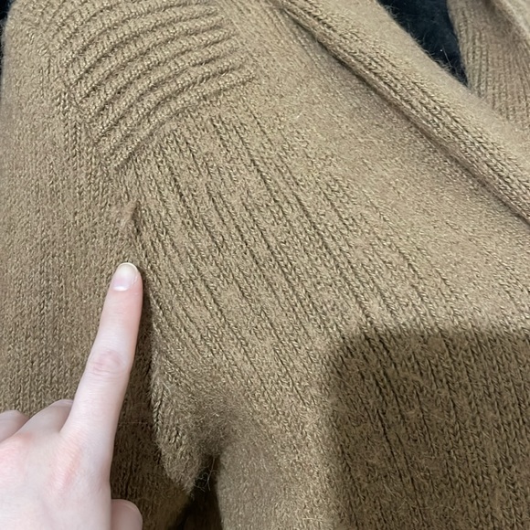 100% baby alpaca luxury cardigan robe - Picture 5 of 9